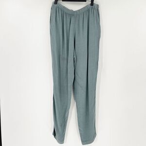 CP Shades Casual Wide Leg Pants Womens XS‎ Green Pull On Wendy Wide Leg